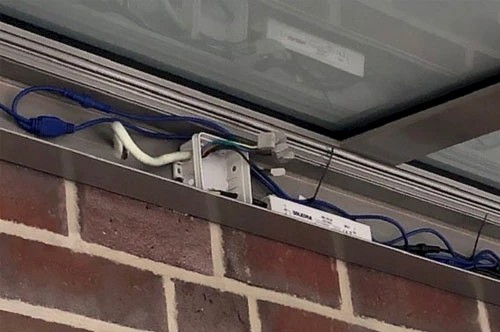 Kabelkanal von innen