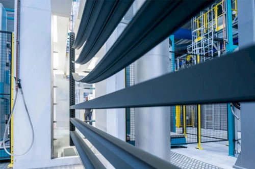 Anlage für Aluminiumprofile bis zu sieben Meter