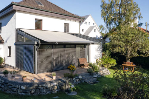 Wintergarten mit Raffstore