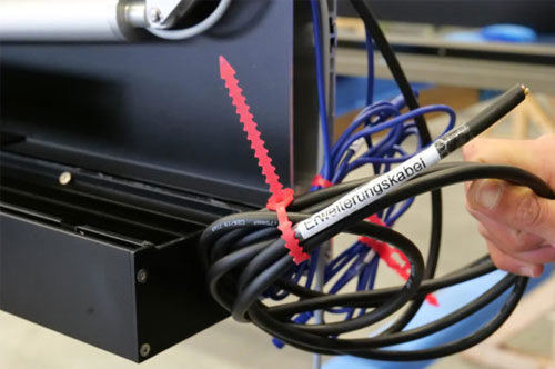 Kabel von einem Motor