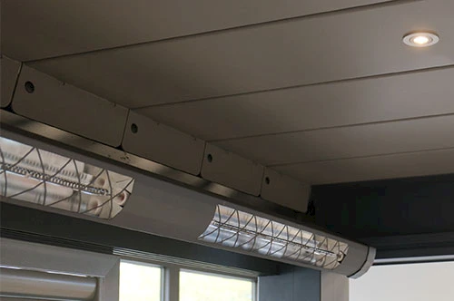 Lamellen mit Strahler