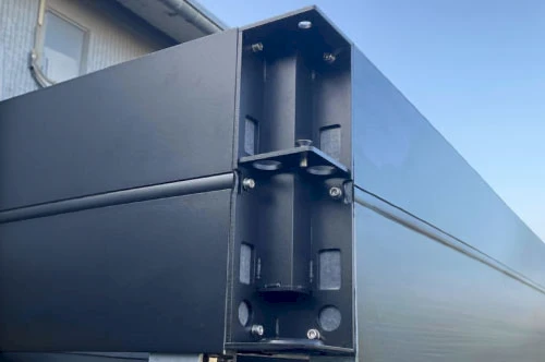 Eckverbindung einer Überdachung