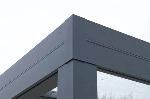 Eckverbindung einer Überdachung