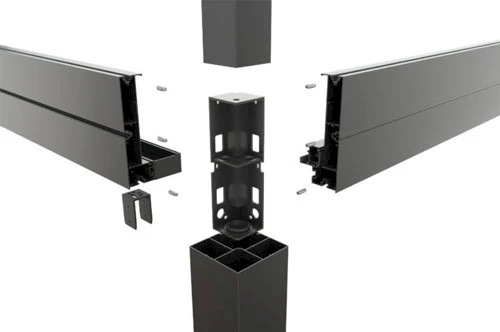 Aufbau einer Eckverbindung