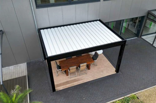 Geschlossenes Lamellendach