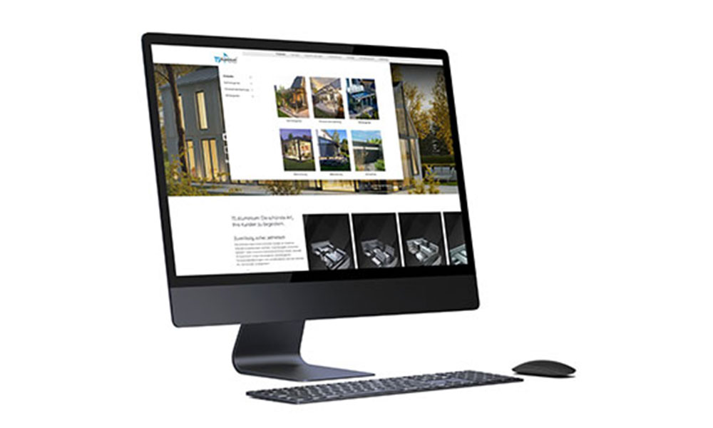 PC mit TS-Aluminium Website