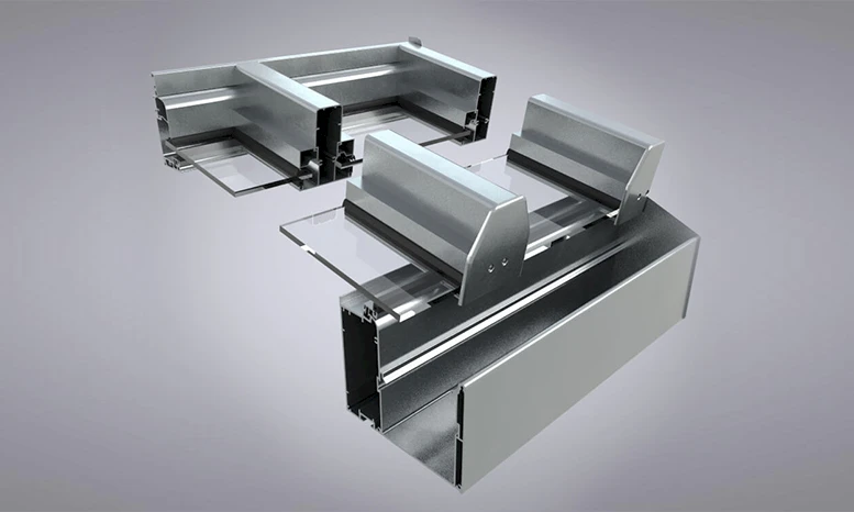 Profil der Serie Veranda Unisoliert