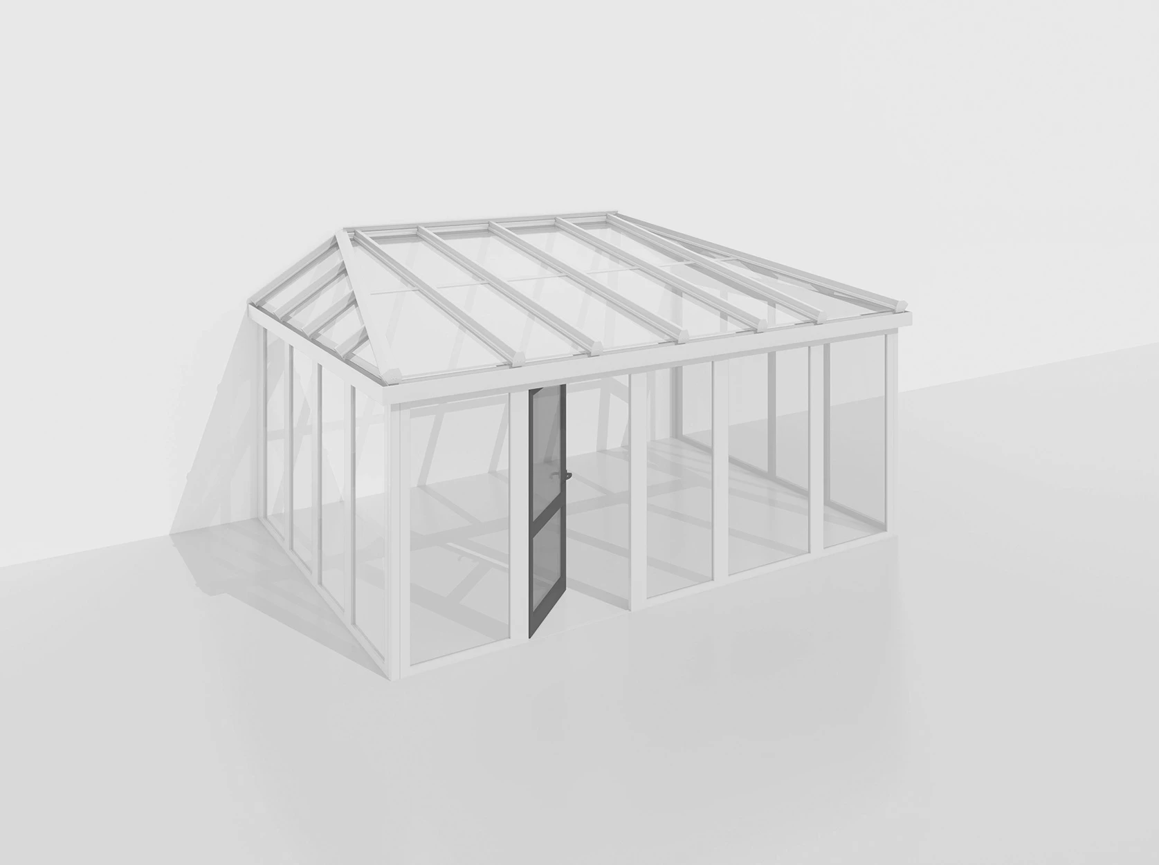 Lamellendach in Produktion