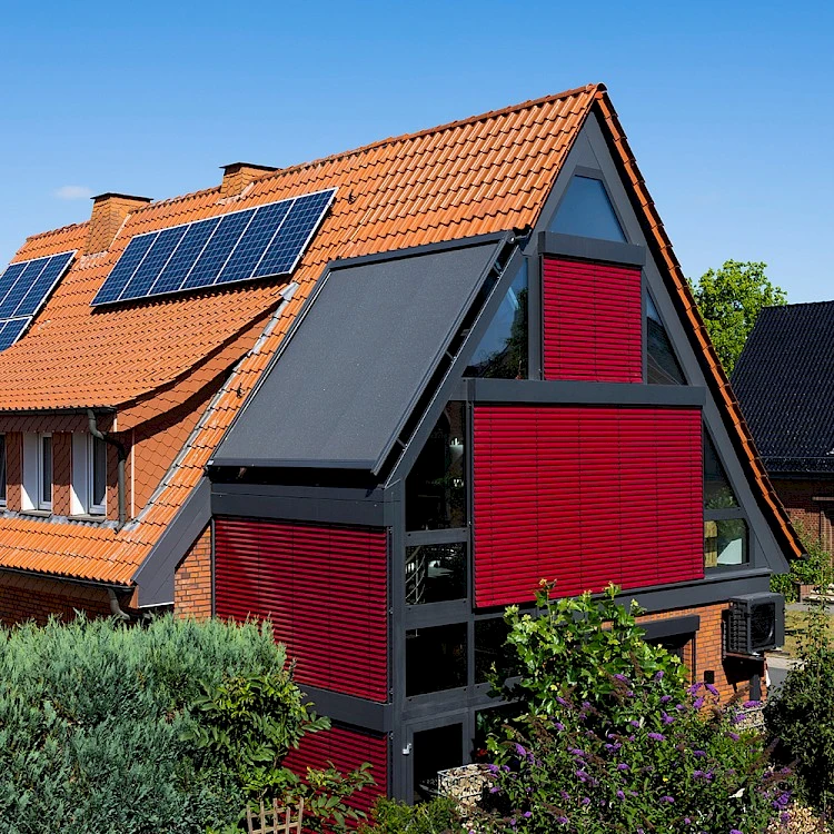 Wintergarten mit Beleuchtung