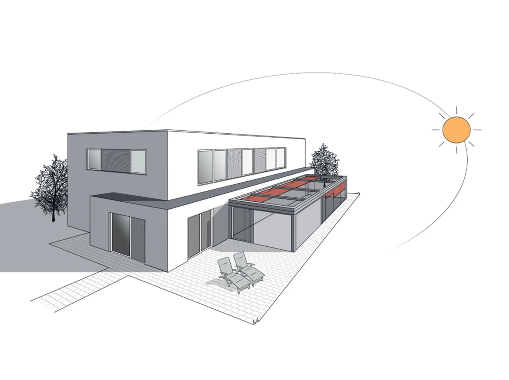 Lamellendach in Produktion