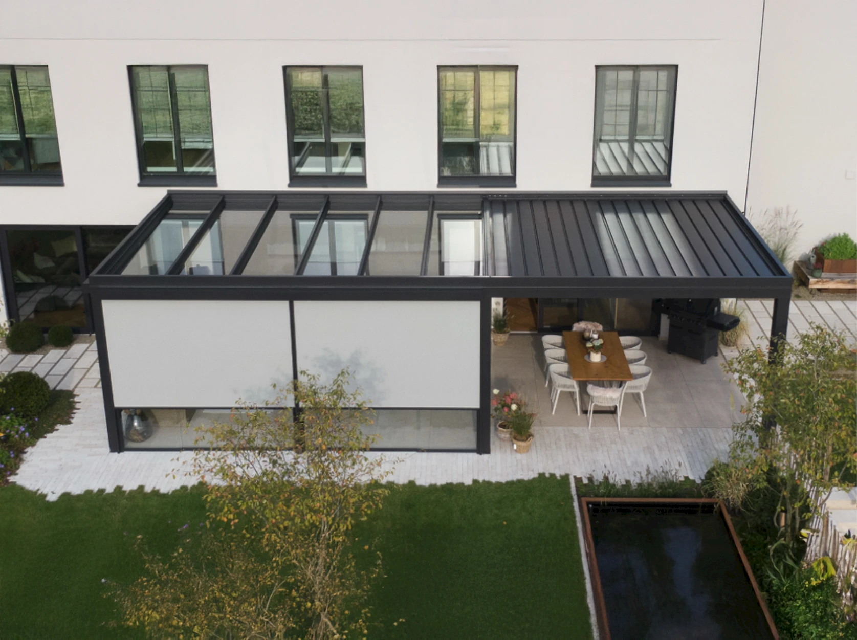 Lamellendach in Produktion