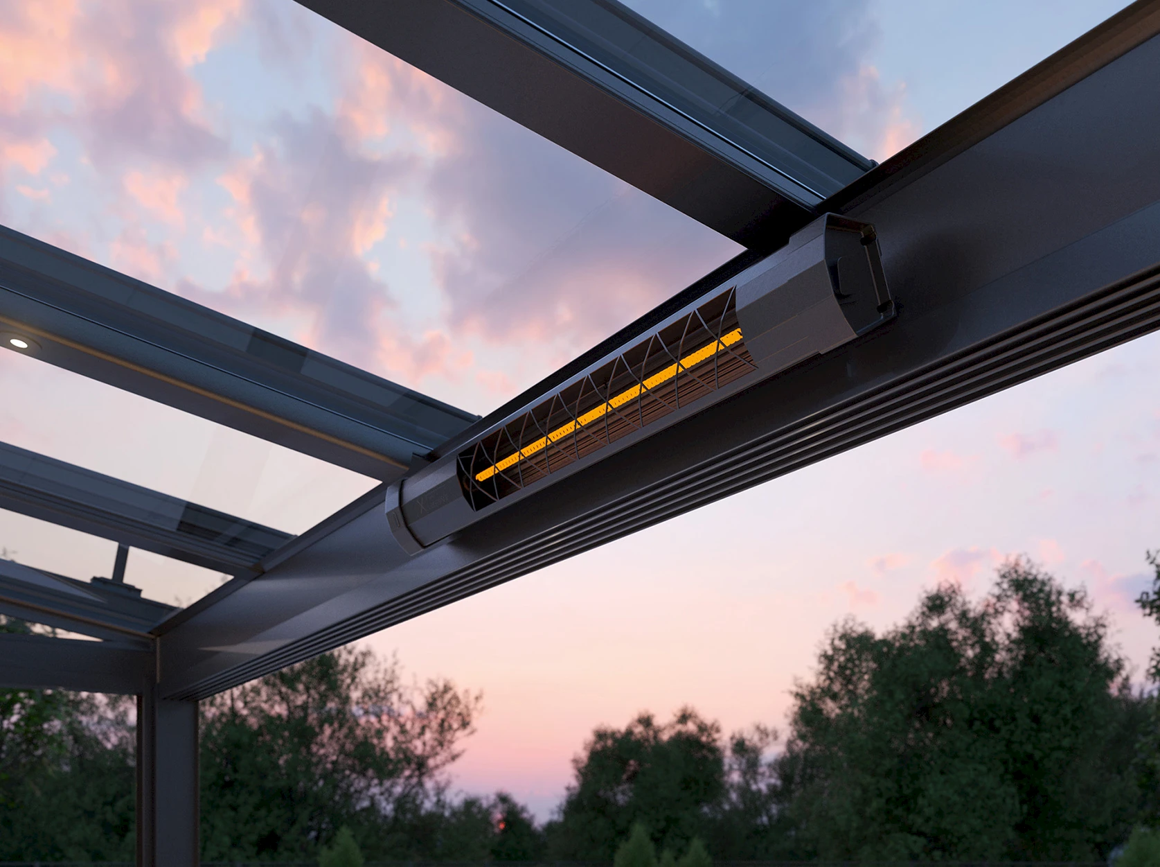 Lamellendach in Produktion